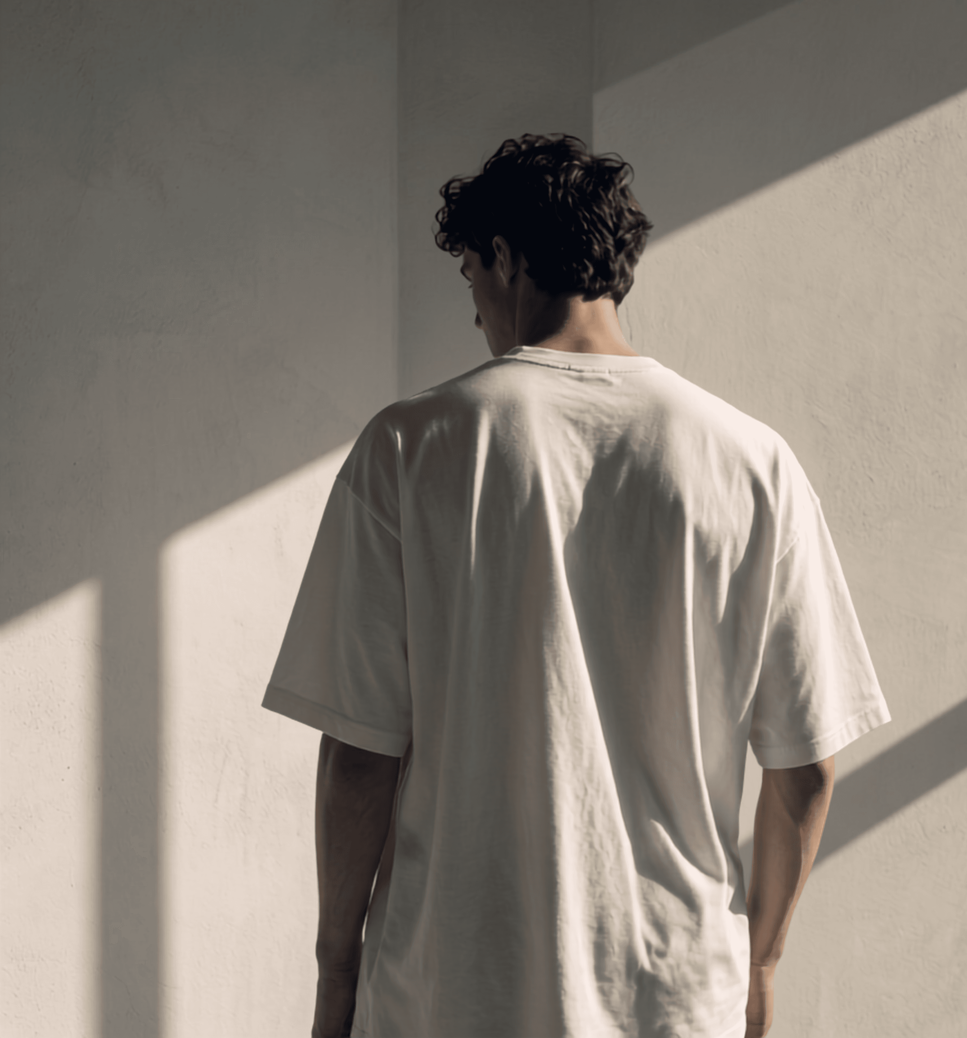 WearAura Editorial Lookbook Composition - Model Back View